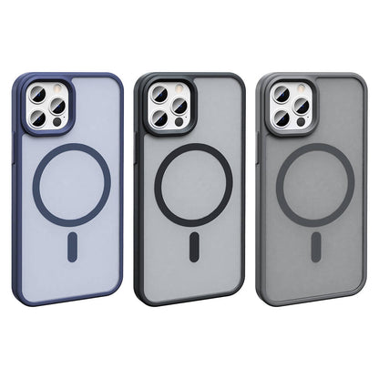 iPhone 12 Pro Kılıf M-safe Şarj Özellikli Mat Arka Yüzey Zore Sio Kılıf