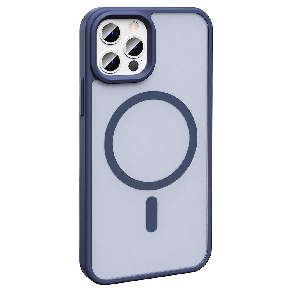 iPhone 12 Pro Kılıf M-safe Şarj Özellikli Mat Arka Yüzey Zore Sio Kılıf