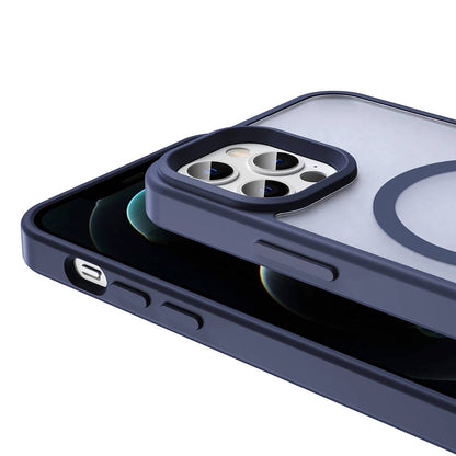 iPhone 12 Pro Kılıf M-safe Şarj Özellikli Mat Arka Yüzey Zore Sio Kılıf