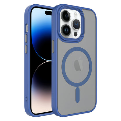 iPhone 12 Pro Kılıf Mat Arka Yüzey Wireless Şarj Özellikli Zore Flet M-safe Kılıf