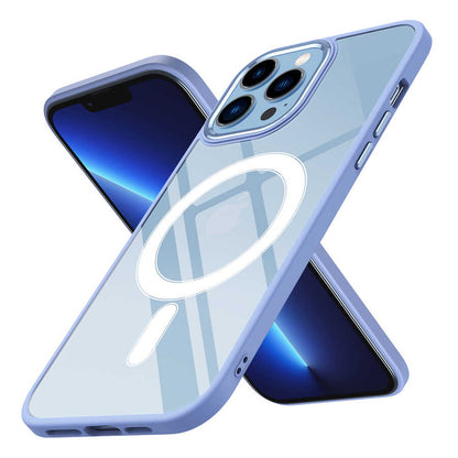 iPhone 12 Pro Kılıf Wireless Şarj Özellikli Zore Krom M-safe Silikon Kılıf