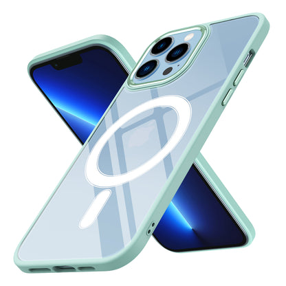 iPhone 12 Pro Kılıf Wireless Şarj Özellikli Zore Krom M-safe Silikon Kılıf