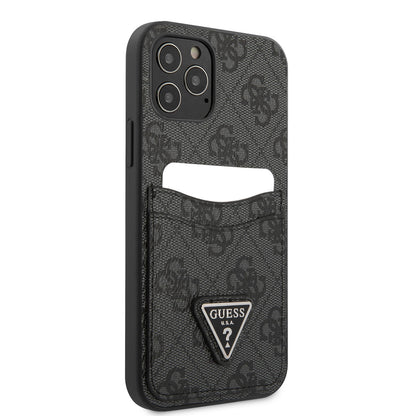 iPhone 12 Pro Max Kılıf GUESS Çift Kart Bölmeli Kılıf