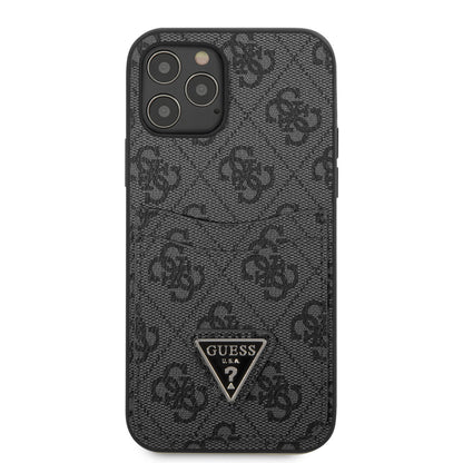 iPhone 12 Pro Max Kılıf GUESS Çift Kart Bölmeli Kılıf