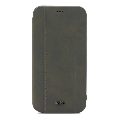 iPhone 12 Pro Max Kılıf Kajsa Dale Serisi Parallel PU Folio Kılıf