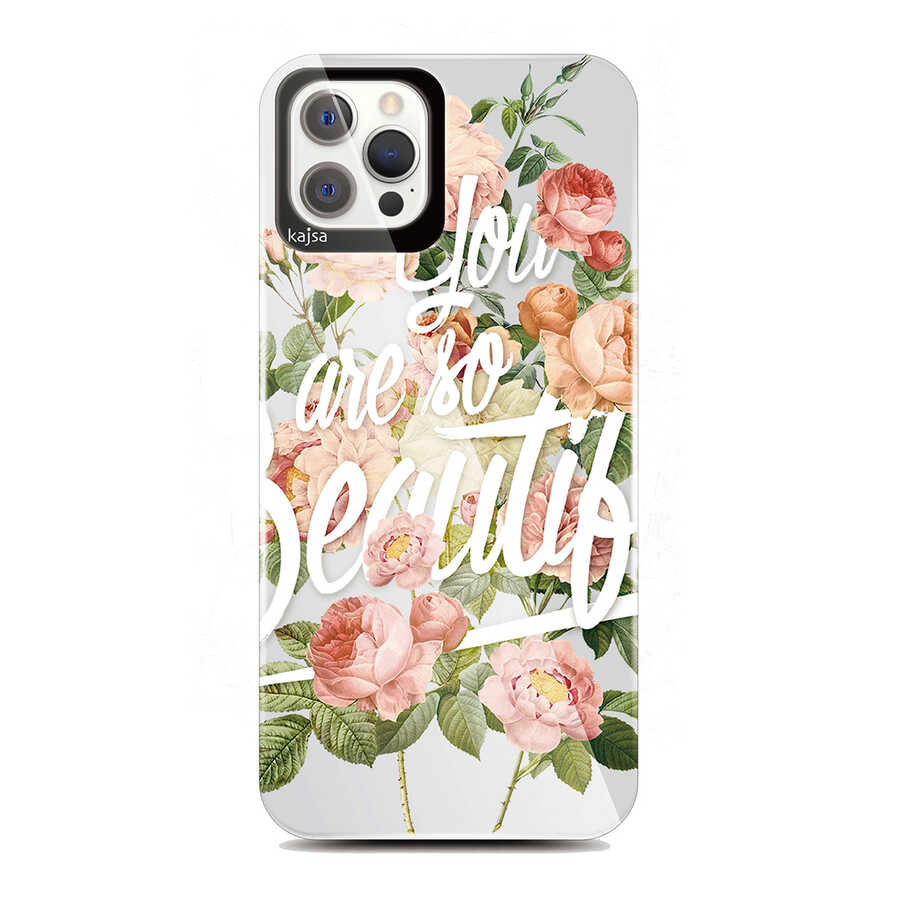 iPhone 12 Pro Max Kılıf Kajsa Floral Kılıf