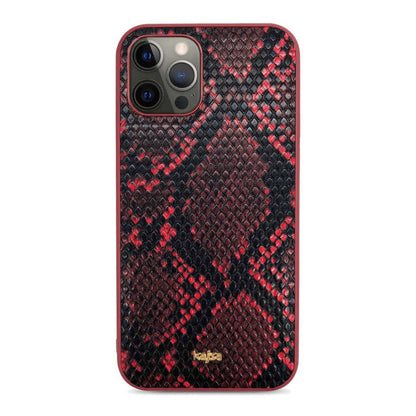 iPhone 12 Pro Max Kılıf Kajsa Glamorous Serisi Snake Pattern Kılıf