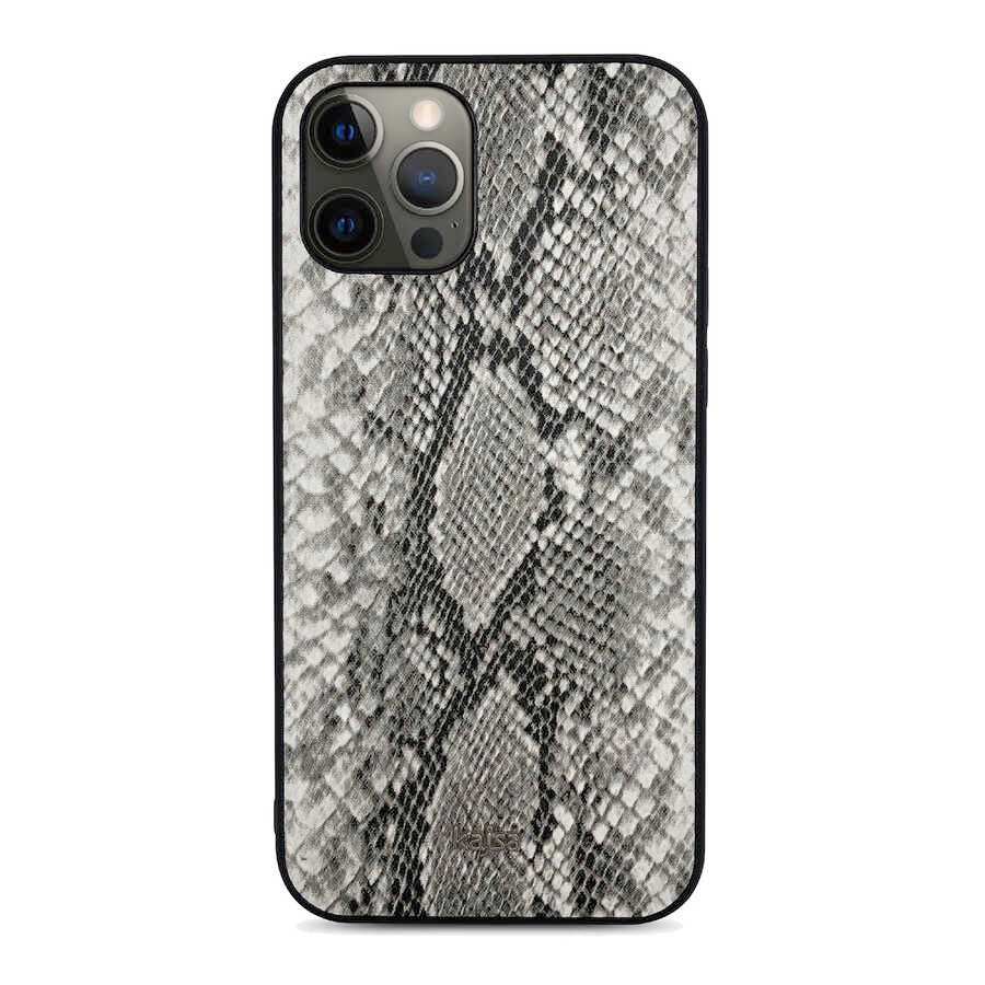 iPhone 12 Pro Max Kılıf Kajsa Glamorous Serisi Snake Pattern Kılıf