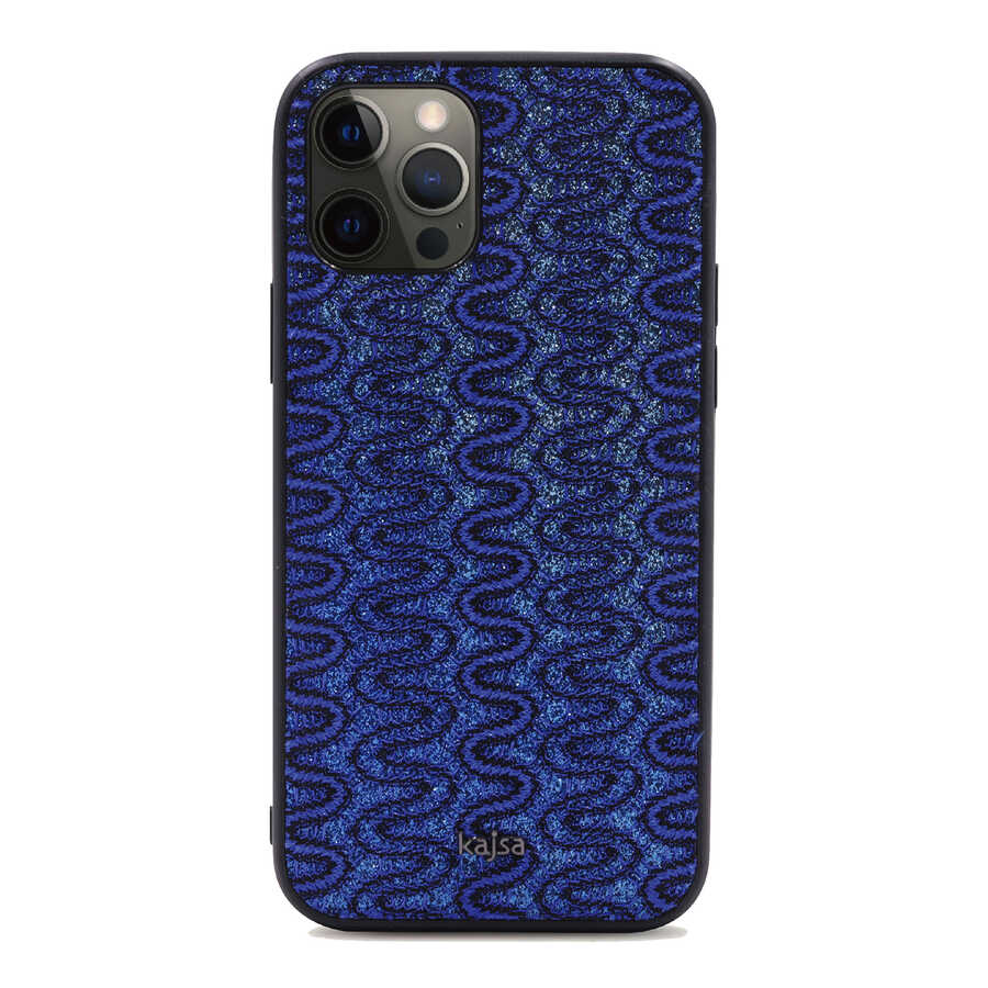 iPhone 12 Pro Max Kılıf Kajsa Glamorous Serisi Waterfall Pattern Kılıf