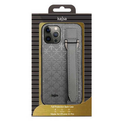 iPhone 12 Pro Max Kılıf Kajsa Neo Clasic Serisi Mono K Strap Kılıf