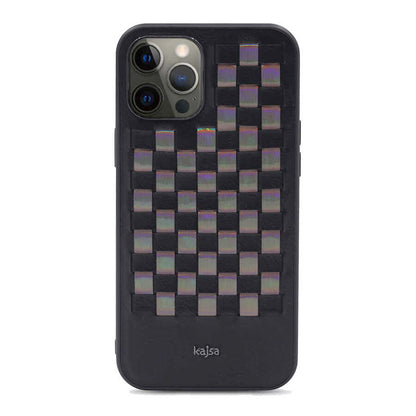 iPhone 12 Pro Max Kılıf Kajsa Preppie Serisi Spotlight Woven Kılıf