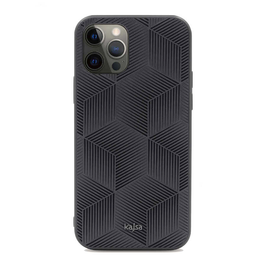 iPhone 12 Pro Max Kılıf Kajsa Splendid Serisi 3D Cube Kılıf