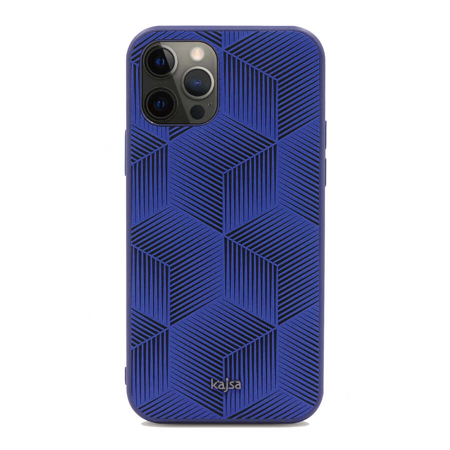 iPhone 12 Pro Max Kılıf Kajsa Splendid Serisi 3D Cube Kılıf