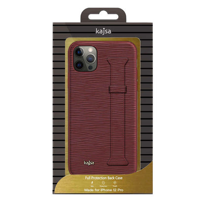 iPhone 12 Pro Max Kılıf Kajsa Wave Pattern Handstrap Kılıf