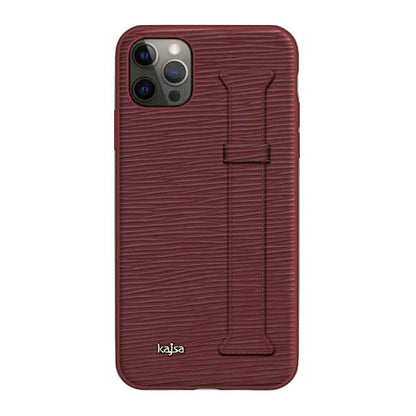 iPhone 12 Pro Max Kılıf Kajsa Wave Pattern Handstrap Kılıf