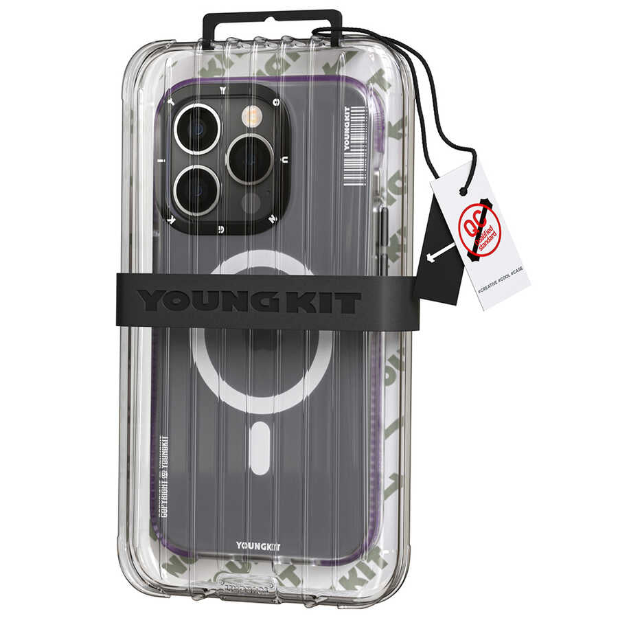iPhone 12 Pro Max Kılıf M-safe Şarj Özellikli Youngkit Jane Sand Serisi Kılıf