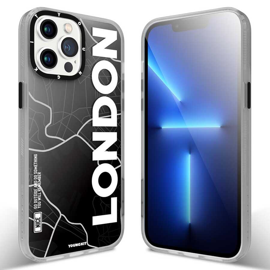 iPhone 12 Pro Max Kılıf YoungKit World Trip Serisi Kılıf