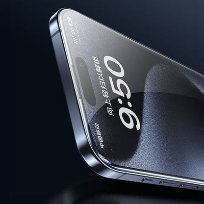 iPhone 12 Wiwu SQ-008 Oleofobik Easy Install Darbeye Karşı Dayanıklı Temperli Cam Ekran Koruyucu + Kolay Uygulama Aparatlı