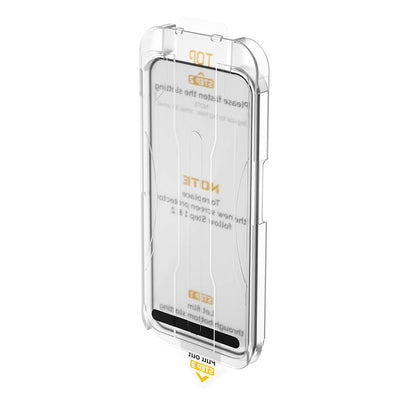 iPhone 12 Wiwu SQ-008 Oleofobik Easy Install Darbeye Karşı Dayanıklı Temperli Cam Ekran Koruyucu + Kolay Uygulama Aparatlı