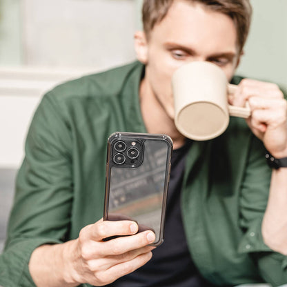 iPhone 13 Kılıf Anti-Mikrobiyal Şok Önleyicili Şeffaf Lisanslı Switcheasy Alos Kılıf