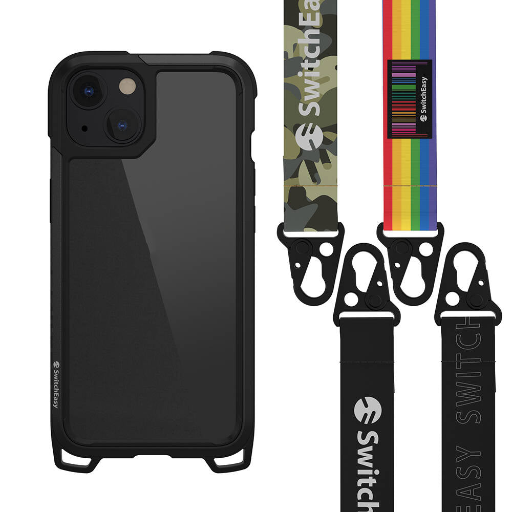 iPhone 13 Kılıf Boyun Askılı Kompozit Tasarımlı Şok Önleyicili Lisanslı Switcheasy Odyssey Kılıf