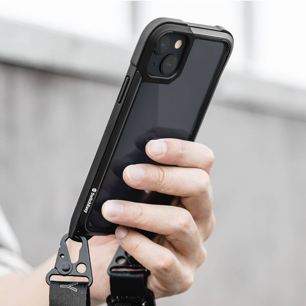 iPhone 13 Kılıf Boyun Askılı Kompozit Tasarımlı Şok Önleyicili Lisanslı Switcheasy Odyssey Kılıf