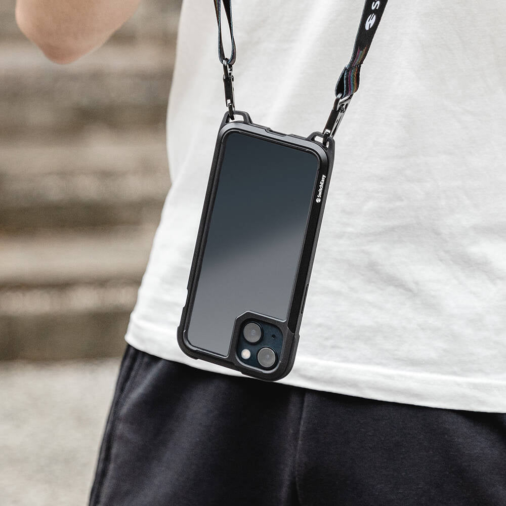 iPhone 13 Kılıf Boyun Askılı Kompozit Tasarımlı Şok Önleyicili Lisanslı Switcheasy Odyssey Kılıf