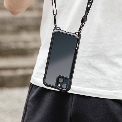 iPhone 13 Kılıf Boyun Askılı Kompozit Tasarımlı Şok Önleyicili Lisanslı Switcheasy Odyssey Kılıf