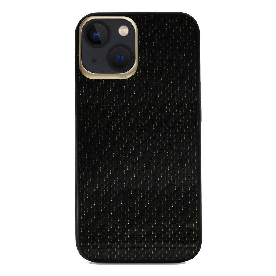 iPhone 13 Kılıf Kajsa Carbon Fiber Collection Arka Kılıf