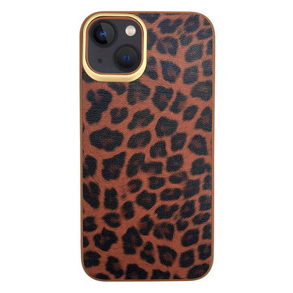 iPhone 13 Kılıf Kajsa Glamorous Serisi Leopard Combo Kılıf