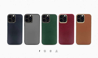 iPhone 13 Kılıf Kajsa Luxe Collection Hakiki Deri Kılıf
