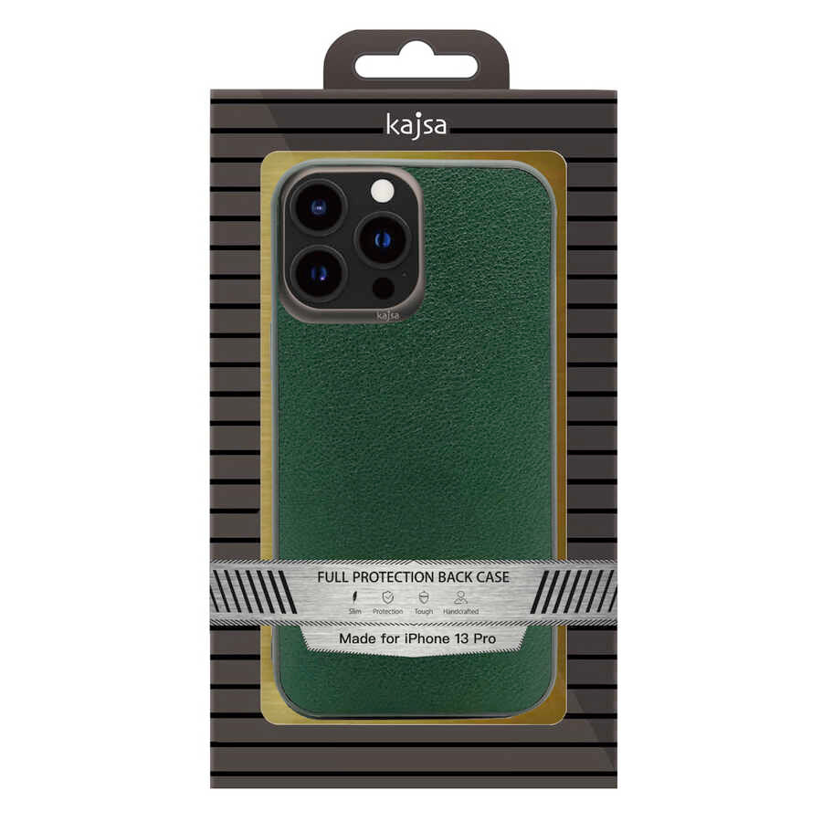 iPhone 13 Kılıf Kajsa Luxe Collection Hakiki Deri Kılıf