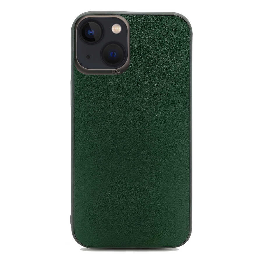 iPhone 13 Kılıf Kajsa Luxe Collection Hakiki Deri Kılıf