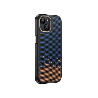 iPhone 13 Kılıf M-safe Şarj Özellikli Karbon Fiber Görünümlü Zore Antina Kılıf