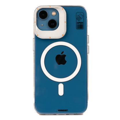 iPhone 13 Kılıf M-safe Şarj Özellikli Standlı YoungKit Hermit Bracket Serisi Kılıf