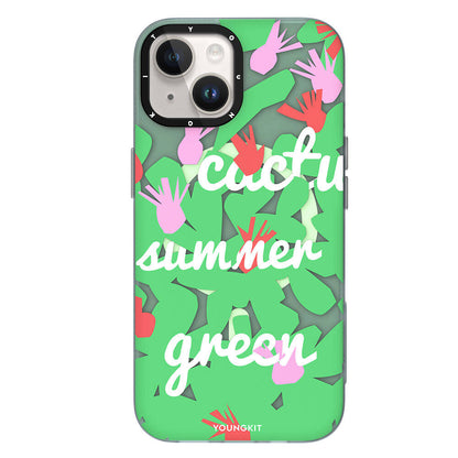 iPhone 13 Kılıf M-safe Şarj Özellikli Yaz Meyvesi Desenli Youngkit Fruity Flavour Serisi Kılıf