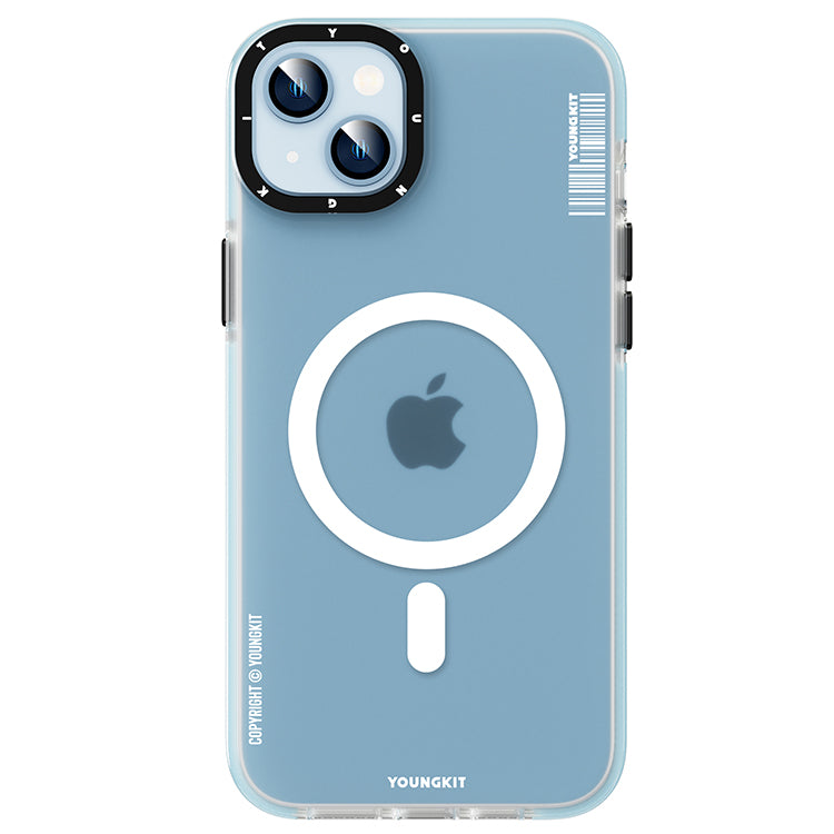 iPhone 13 Kılıf M-safe Şarj Özellikli Youngkit Mat Jane Sand Serisi Kılıf