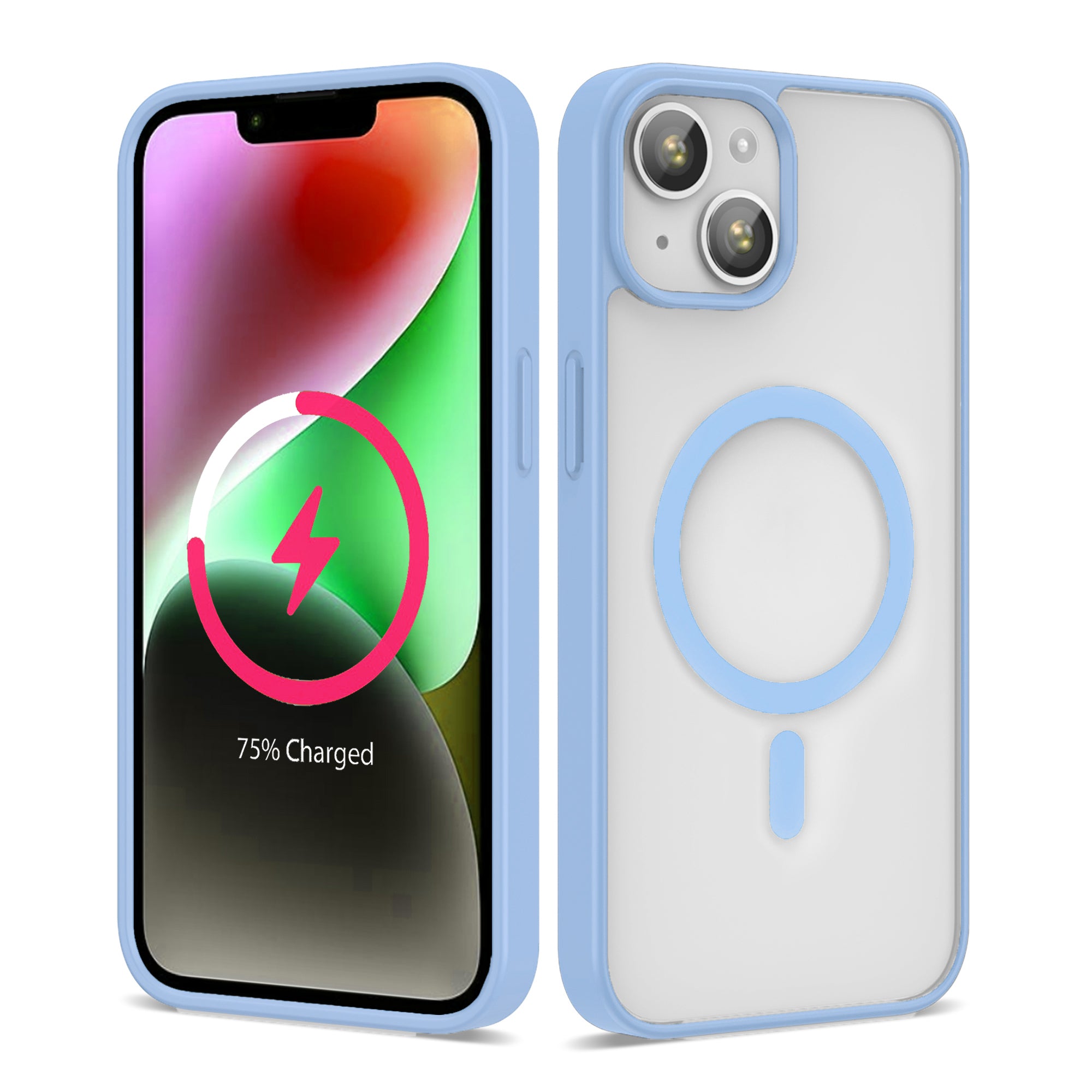 iPhone 13 Kılıf M-safe Wireless Şarj Özellikli Silikon Zore Ege Kılıf