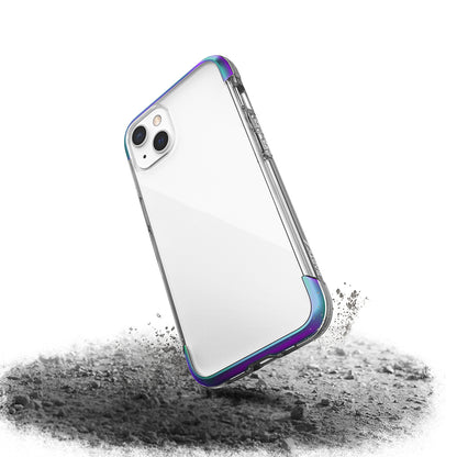 iPhone 13 Kılıf Raptic Air Serisi Airbag Tasarımlı Metal Köşelikli Şeffaf Kılıf