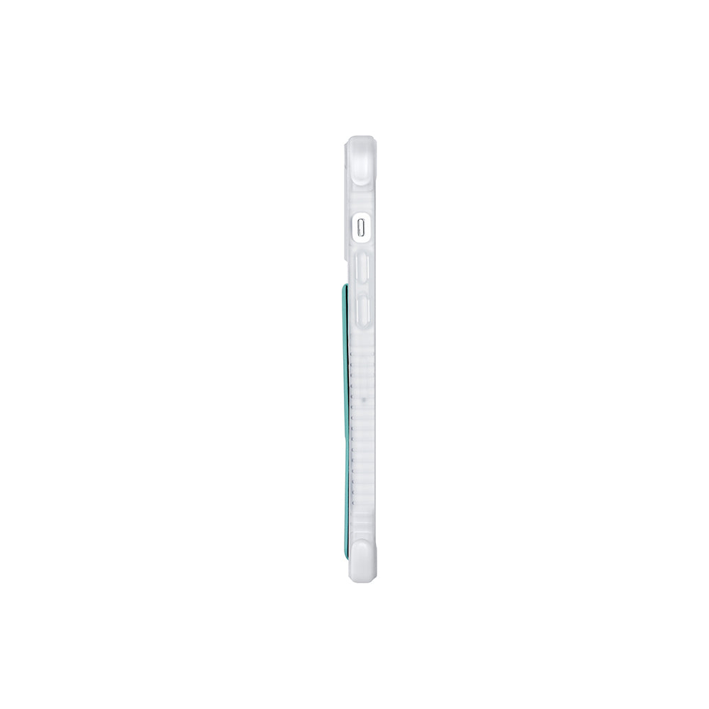 iPhone 13 Kılıf Skinarma Şeffaf Desenli Airbag Tasarımlı Standlı Hakko Kılıf