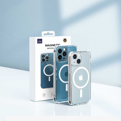 iPhone 13 Kılıf Wiwu Magnetic Crystal Kılıf