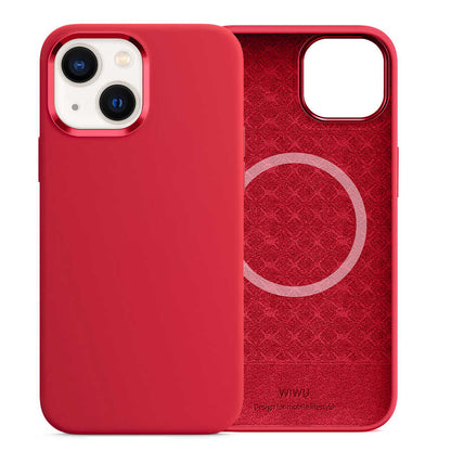 iPhone 13 Kılıf Wiwu M-safe Magnetic Silikon Kılıf