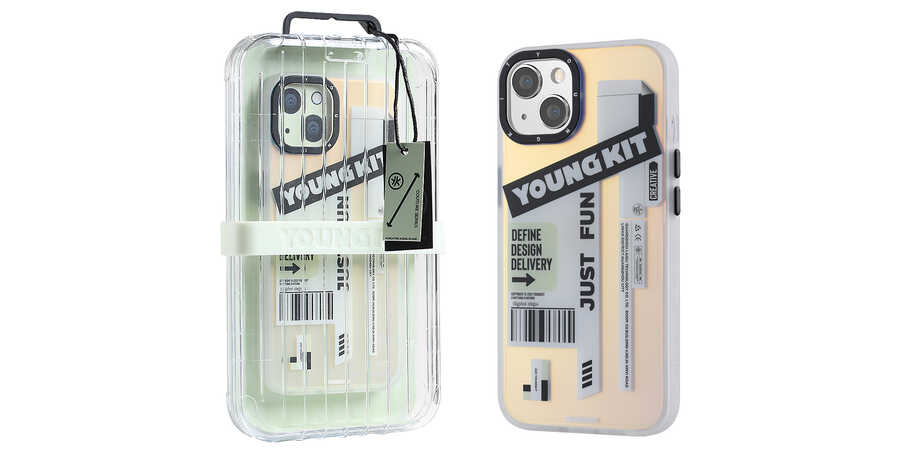 iPhone 13 Kılıf YoungKit Fashion Culture Time Serisi Kılıf