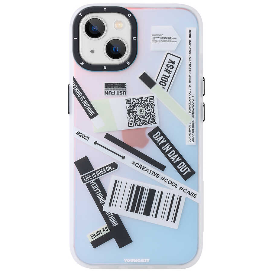 iPhone 13 Kılıf YoungKit Fashion Culture Time Serisi Kılıf