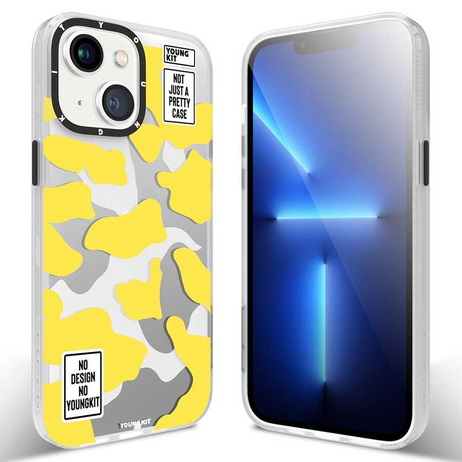iPhone 13 Kılıf YoungKit Kamuflaj Serisi Kılıf
