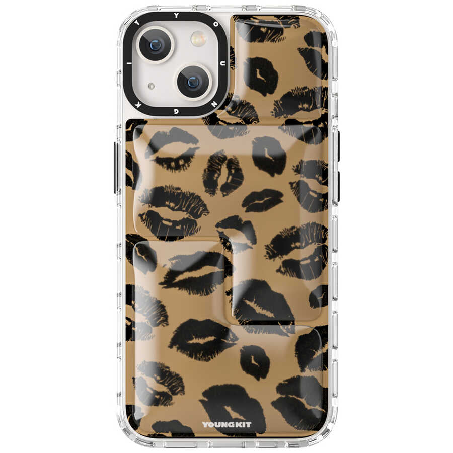 iPhone 13 Kılıf YoungKit Leopard Article Serisi Kılıf