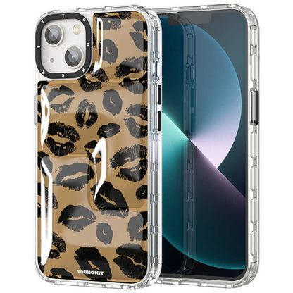 iPhone 13 Kılıf YoungKit Leopard Article Serisi Kılıf