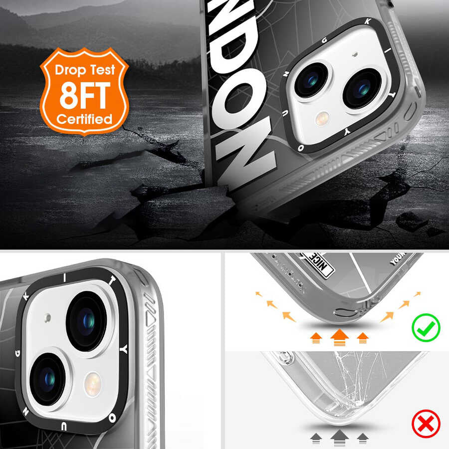 iPhone 13 Kılıf YoungKit World Trip Serisi Kılıf