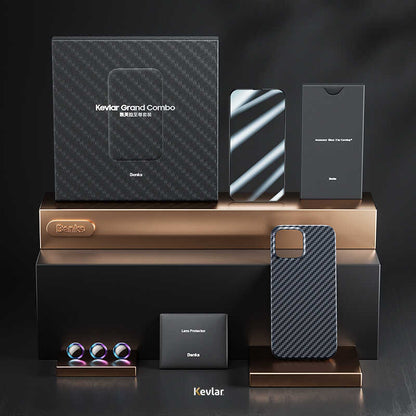 iPhone 13 Pro Kılıf Benks Aramid M-safe 3 in 1 Set