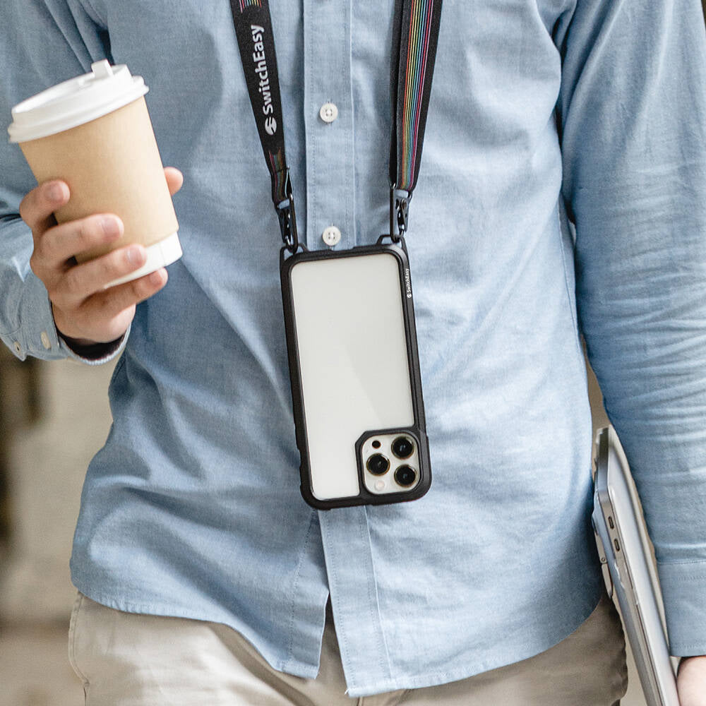 iPhone 13 Pro Kılıf Boyun Askılı Kompozit Tasarımlı Şok Önleyicili Lisanslı Switcheasy Odyssey Kılıf